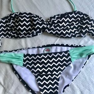 Chevron Two Piece Bikini Set